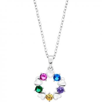 Collar Lotus Silver LP3595-1/1 Colors Corazón Plata Mujer