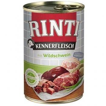 RINTI Kennerfleisch 24 x 400 g - Pack económico - Javali