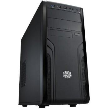 Cooler Master Force 500 Caja de Ordenador de sobremesa, 3.5 mm, 2 x USB 2.0, USB 3.0, Negro