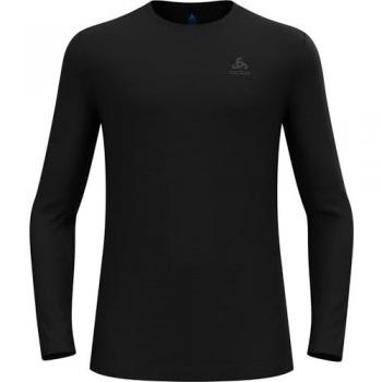 Camiseta térmica de manga larga Odlo Merino 160 para hombre en color negro (L)