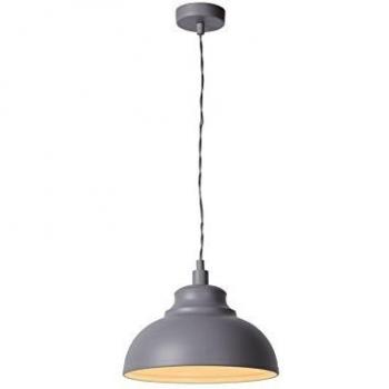 Lámpara Colgante Moderna Isla de Metal en Gris Ø29cm 1xE14