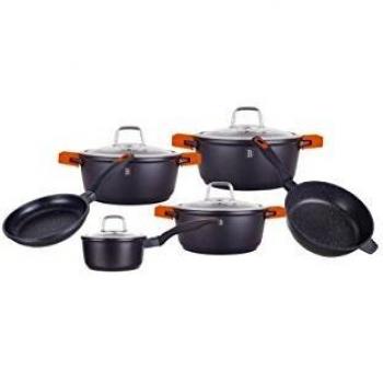 Berlinger Haus Batería de cocina 10 Piezas Granit Diamond Line