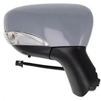 Espejo retrovisor Alkar 6144187, Espejos Exteriores, compatible con varios modelos de vehículos, diseño aerodinámico, ajuste manual, cristal convexo para mayor visibilidad