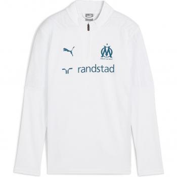 Sudadera de entrenamiento infantil OM 2024/25 Puma Sudadera Con Cremallera Completa De Entrenamiento Junior Olympique Marseille