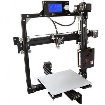 SainSmart S2 Plus Desktop 3d printer DIY Kit W/SD Card Reader/USB 2.0/cable/pantalla LCD Prusa I3 alta precisión cnc Black EU Plug