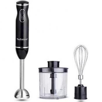 Batidora de Mano Multifuncional Techwood TMS-9666 - 600 W - 2 Velocidades - 500 ml - Negra