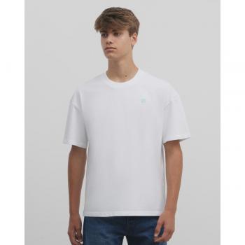 Silbon - Camiseta special fit mediterranean blanca para Hombre, manga corta