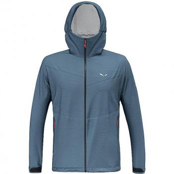 Chaqueta con capucha Salewa Puez Aqua 4 Powertex 2.5L gris azulado - XL