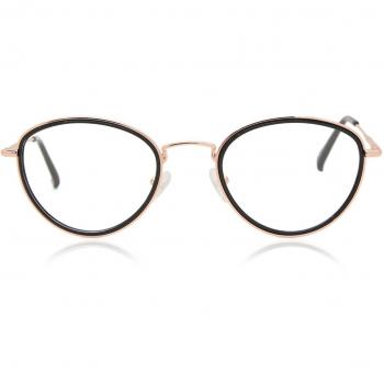 Gafas Cat Eye Montura Completa Metálica Rose-Dorados para Mujer - Gafas Anti-Azules - SmartBuy Collection