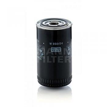 Filtro de aceite MANN-FILTER W 950/24 con alta eficiencia de filtración
