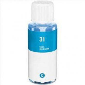 Cartucho de tinta cian compatible HP 31 1VU26AE