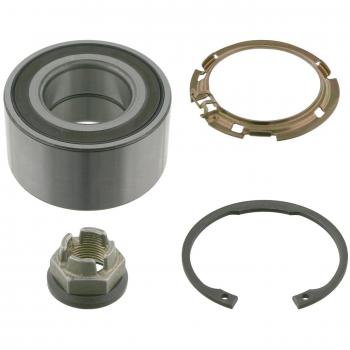 Juego de cojinete de rueda FEBI BILSTEIN 26887 con tuerca de castillo y clip, paquete de uno