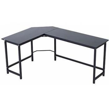 Vinsetto Mesa de Ordenador Escritorio PC Oficina Hogar Mesa Esquinera de Forma L 168x120x75cm Marco Metal