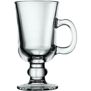 Vasos de Café Irlandés con Asa Riva 230ml - Pack de 12 Pasabahce