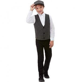 Smiffys 50981 20s Gangster Boy Kit, gris, talla única