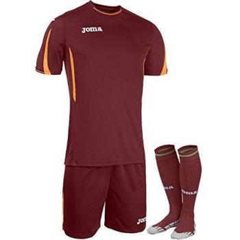 Joma - Set roma burdeos camiseta m/c+short+medias  para hombre