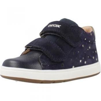 Geox Biglia Baby Girl Sneakers - Navy/Platinum First Steps