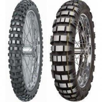 Mitas E-09 (100/90-19 TL 57R Dakar) Neumático de Motocicleta para Terrenos Mixtos y Aventuras Off-Road