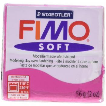 STAEDTLER Fimo Soft Polymer Clay 2 Ounces-8020-22 Raspberry