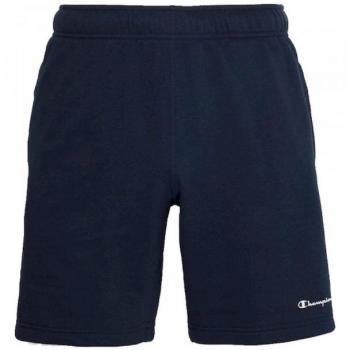 Pantalón corto bermuda Champion Legacy Men 217437-NNY, color negro, tejido ligero, ajuste cómodo, ideal para actividades deportivas y casuales