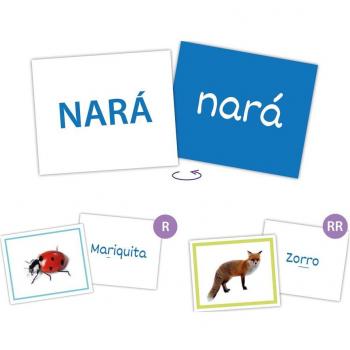 Juego educativo de pronunciación R y RR - Logo-Bits Rotacismo, dimensiones 23x18x7 cm