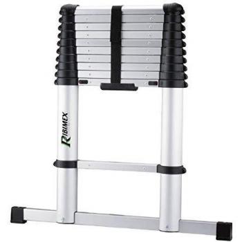 Escalera Telescópica de Aluminio 11 Peldaños 3.21M