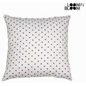 Cuscino a pois nature violetto - Little Gala Collezione by Loomin Bloom