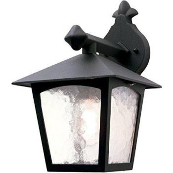 Aplique de pared exterior York negro 31 cm IP43 E27