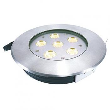 Foco Empotrable de Suelo LED 11W IP67 3000K Plata
