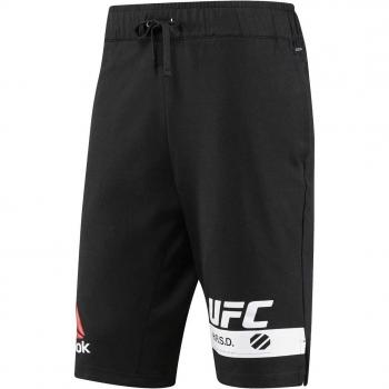 Reebok Fg M Pantalón Corto UFC Ultimate Fighting Championship, Hombre, Negro