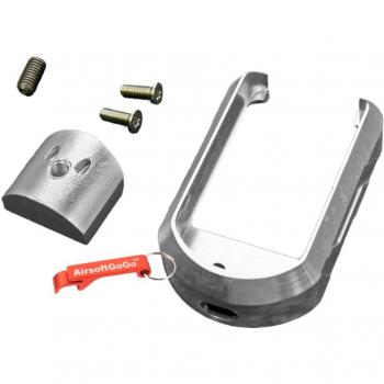 5KU Aluminio Magwell para Marui G17/G18C Airsoft GBB