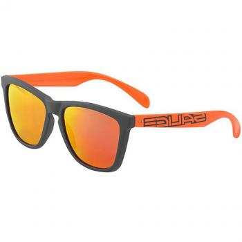 Salice 3047 RW Men's Black Sunglasses with Orange and Red Accents, Size 54mm