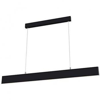 Lámpara Colgante Lineal LED Integrada Negra Step 30W 2400lm
