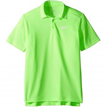 Nike B Dry Polo de Tenis, Niños, Verde