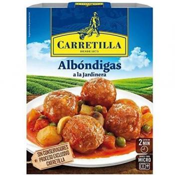 CARRETILLA albóndigas a la jardinera bandeja 300 gr