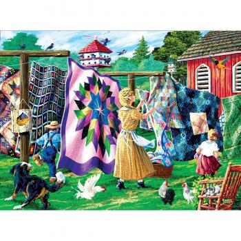SunsOut Quilter's Clothesline 1000-Piece Puzzle