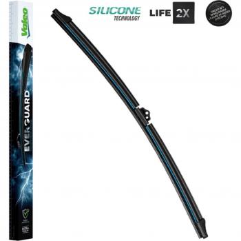 Limpiaparabrisas VALEO EVERGUARD 566005 - Premium Escobilla limpiaparabrisas con laminas de silicona - Longitud: 450mm - Escobilla delantera (paquete x1