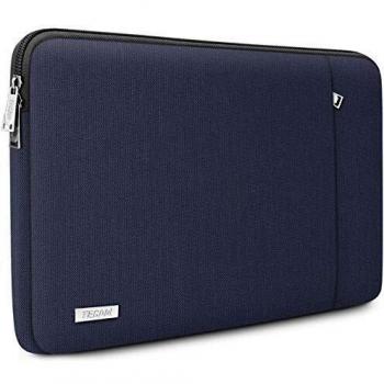 TECOOL 13,3-13,5 Pulgadas Funda Ordenador Portátil, Bolso Protectora Acolchada Funda para MacBook Air/Pro, 13,5 Surface Laptop, Huawei Matebook D14, ASUS Vivobook/Zenbook 14, Azul Oscuro