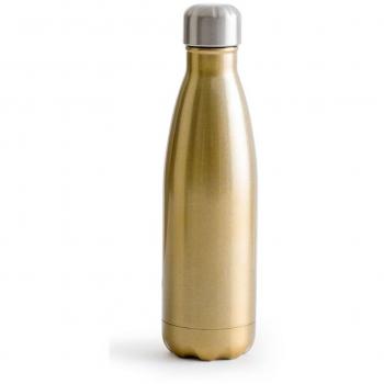 Sagaform Steel Botella caliente y fría en color dorado 50 cl