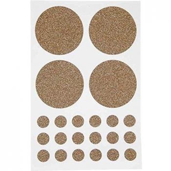 Pegatinas, dia: 1+4 cm, hoja 9x14 cm, cobre, Oslo, 4hoja