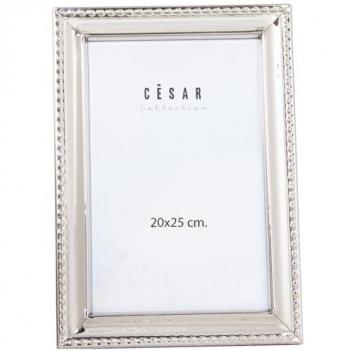 Marco de Fotos Alexandra House Living Plateado Metal 22 x 27 x 1 cm