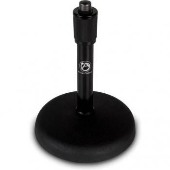 Atlas Sound DS7E Adjustable Height Desktop Microphone Stand, Round Base, 8-13, Ebony Finish