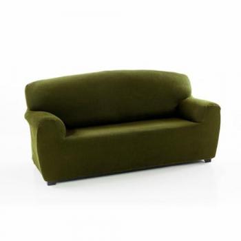 Funda para Sofá Sofakover Romeo 3 Plazas 180-220 cm Verde, Súper Elástica y Transpirable