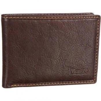 Maitre dario 06/32/87601 - Monedero de cuero unisex, color marrón, talla 8x11x2 cm