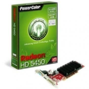 PowerColor ATI Radeon HD 5450 - Tarjeta gráfica