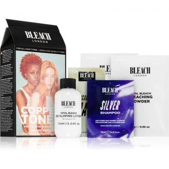 Tinte Semi-Permanente para el Cabello BLEACH LONDON Copper Toner Kit - Fórmula Depositaria de Color para Acabado Ginger Suave o Base - Vegano y Libre de Crueldad