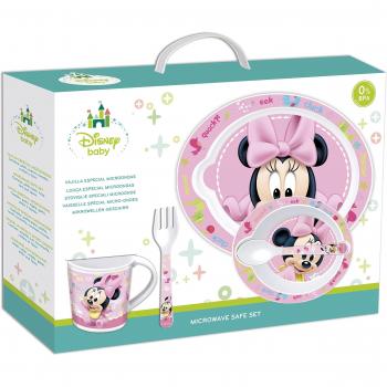 Disney Baby – Set de microondas, 5 piezas, diseño de Minnie Mouse