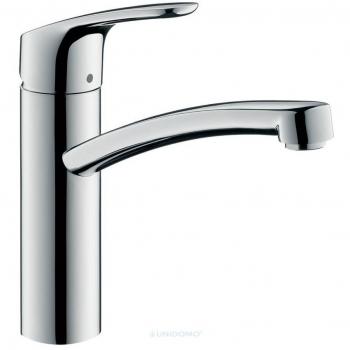 Hansgrohe Focus M41 Mezclador de cocina 160, 1 chorro, aspecto acero inoxidable, páková drezová batéria