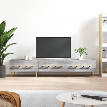 Mueble de TV de madera de ingeniería gris Sonoma 150x36x30 cm