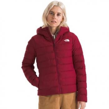 Chaqueta outdoor con capucha The North Face Aconcagua 3 mujer color rojo cobre tamaño M